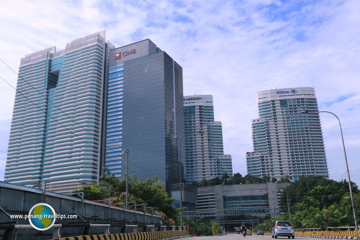 Skyscrapers within the KL Sentral development