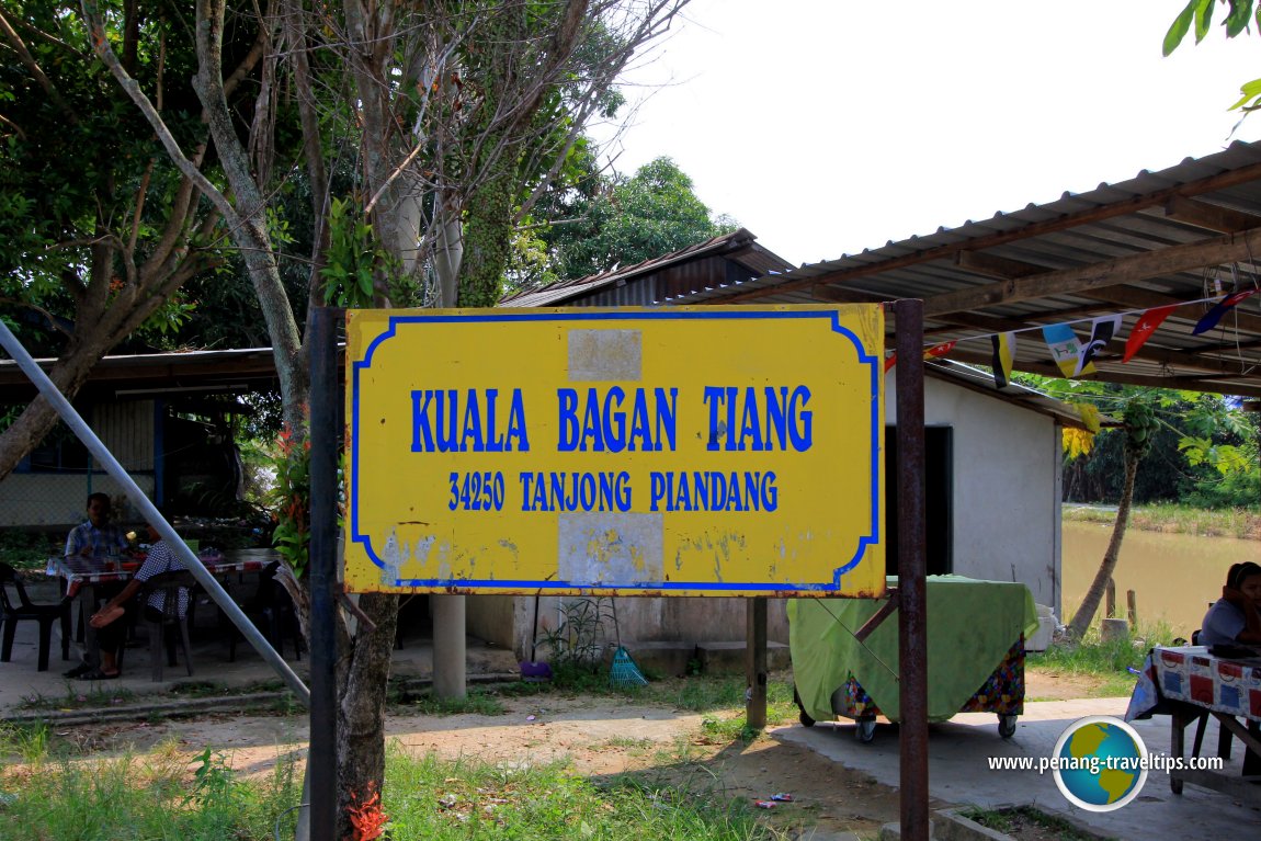 Kuala Kuala Bagan Tiang signboard