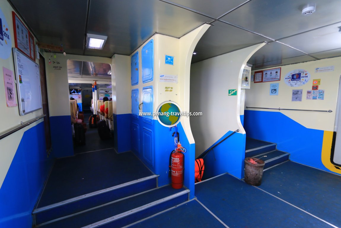 On board the Kuala Kedah-Langkawi Ferry