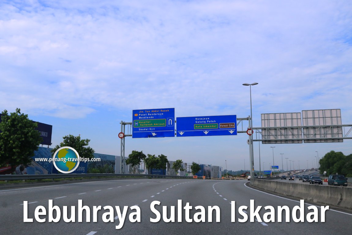 Lebuhraya Sultan Iskandar, Johor Bahru