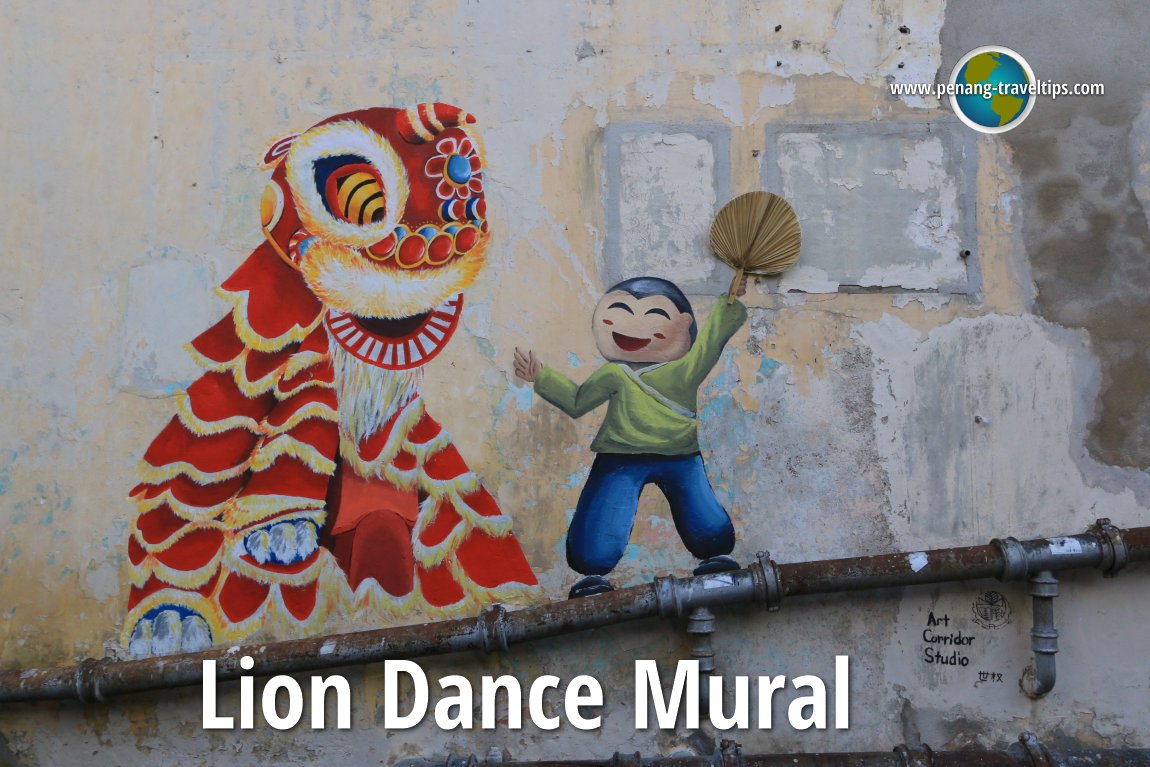 Lion Dance mural