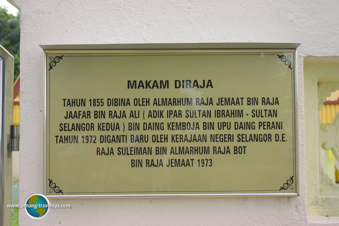 Makam Raja Jumaat, Lukut, Negeri Sembilan