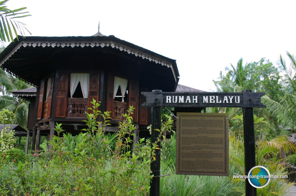 The Malay Town House in the Sarawak Cultural Village