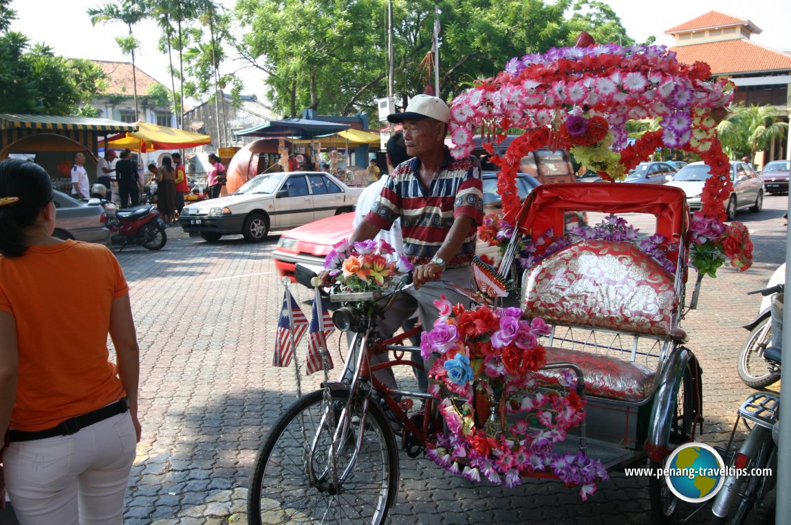 Melaka trishaw man