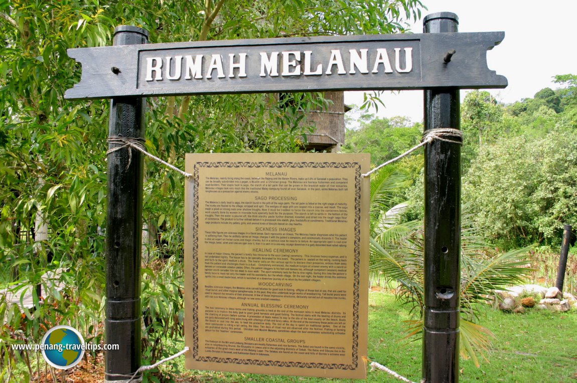 Melanau interpretive plaque