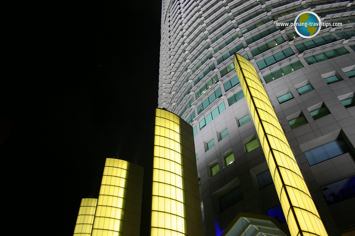 Menara Maxis at night