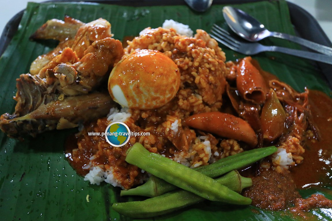 My plate at Nasi Lemak Ong