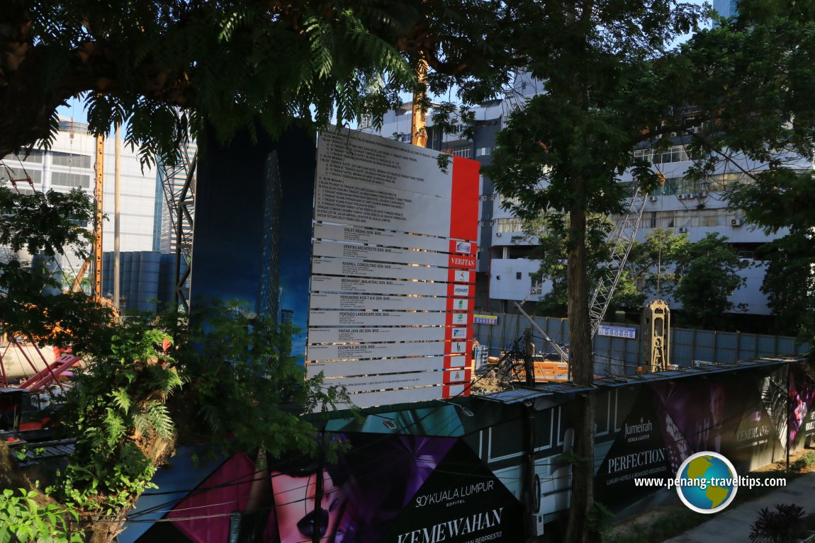 Oxley Towers construction site, Kuala Lumpur