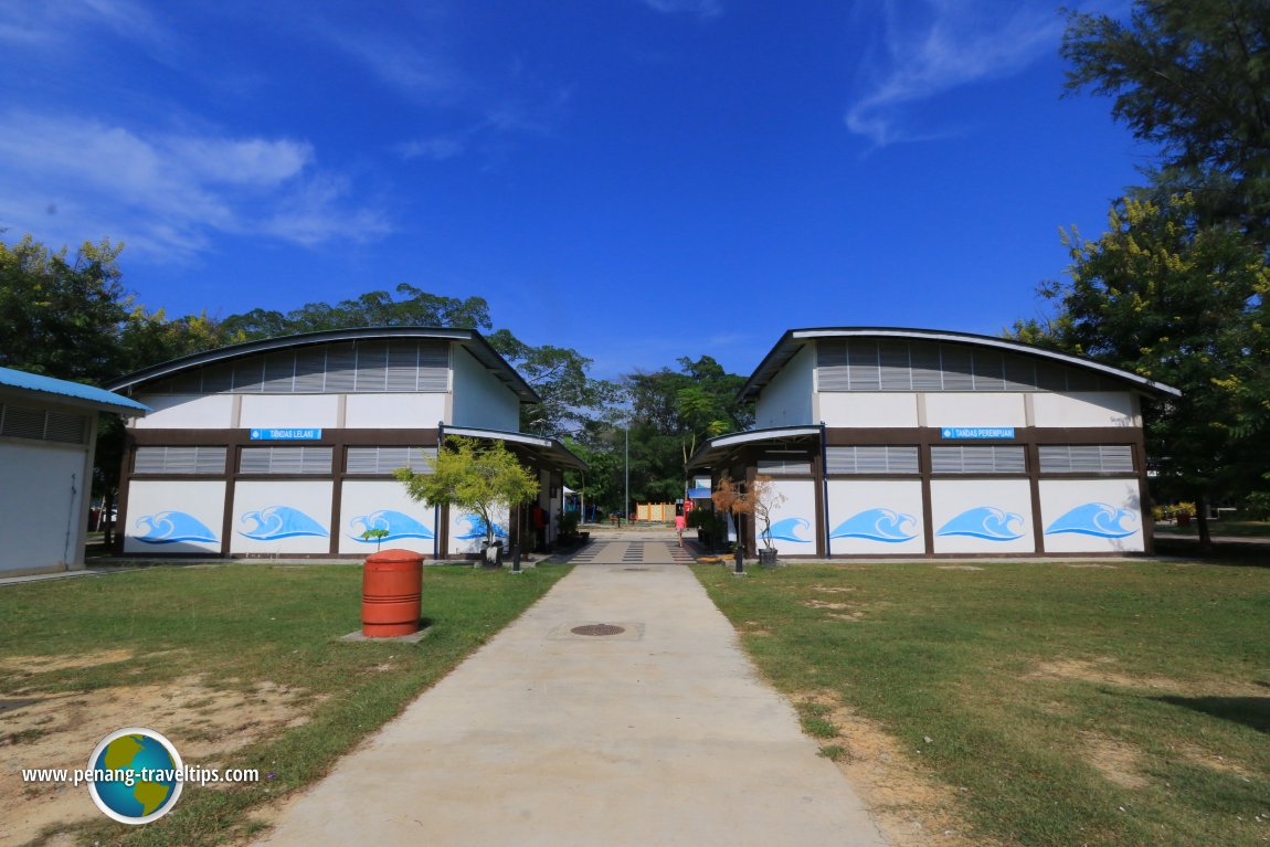 The toilets at Morib Beach