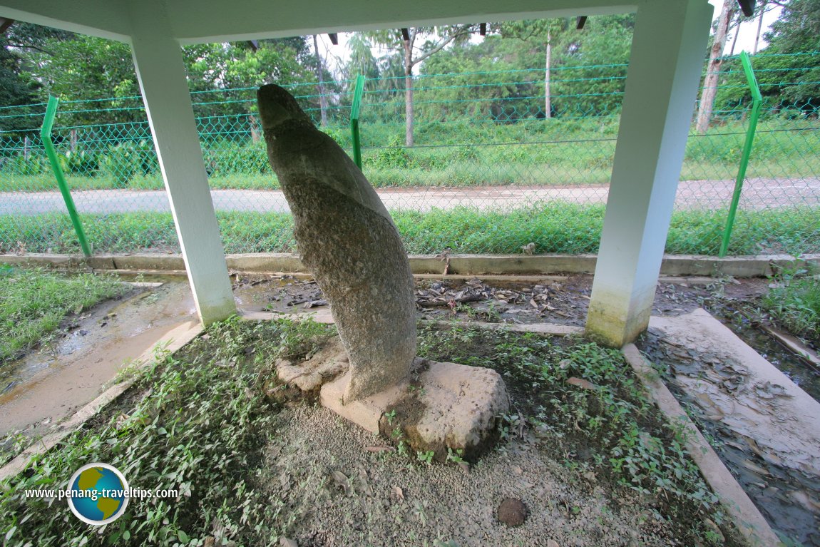 One of the Pengkalan Kempas megaliths