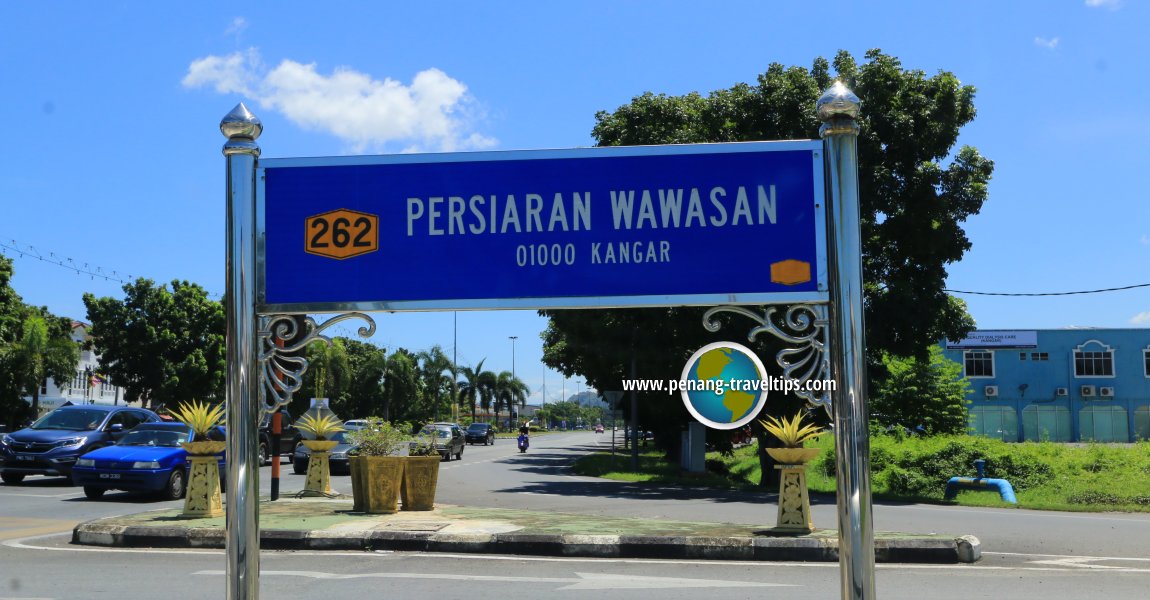 Persiaran Wawasan road sign