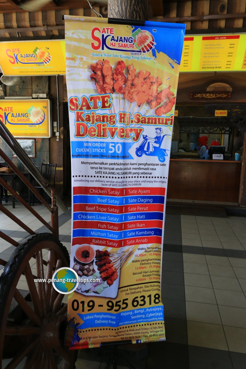 Sate Kajang Hj Samuri Delivery