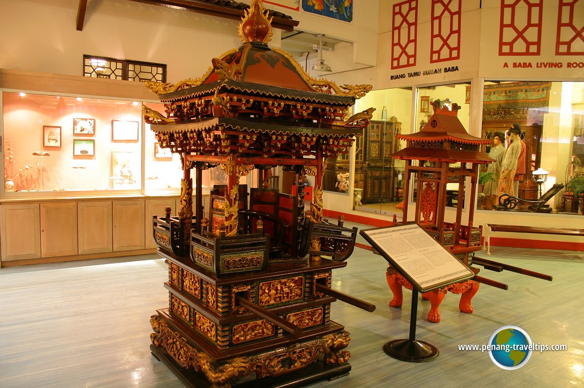 Sedan chairs display at Muzium Negara