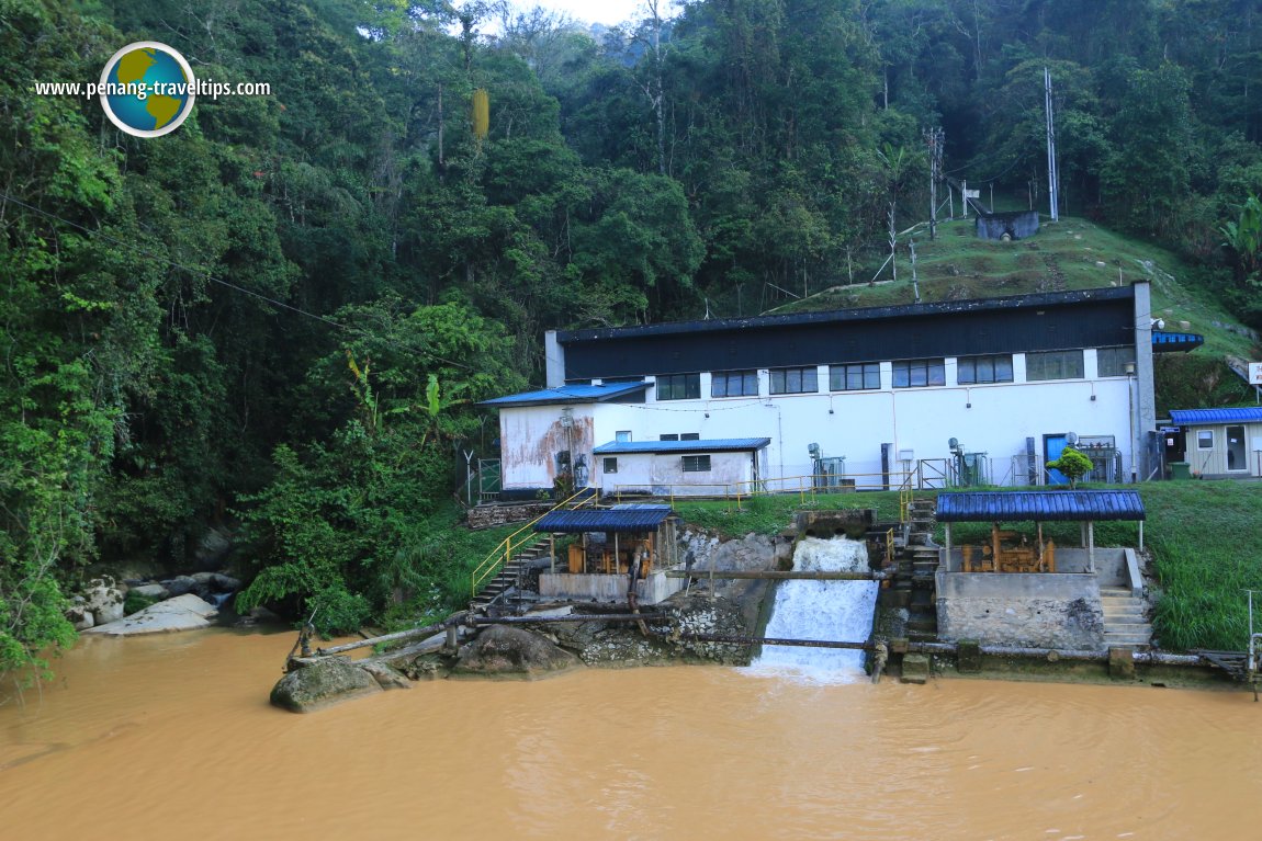 Sungai Bertam enters the Robinson Falls Hydroelectric Station