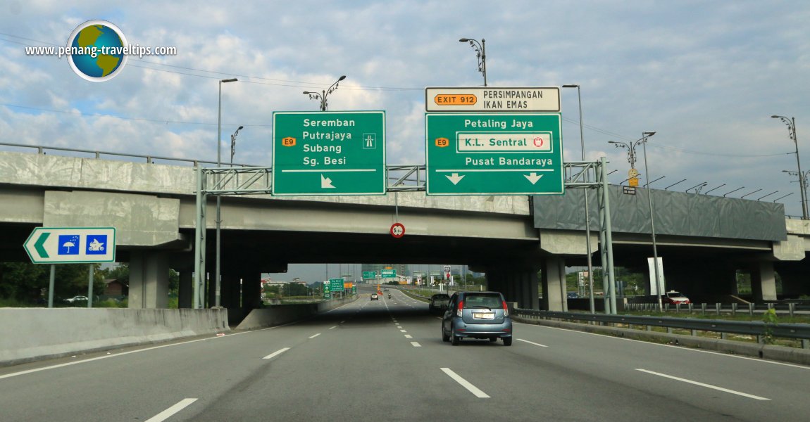 Jalan Loke Yew flyover at Sungai Besi Expressway