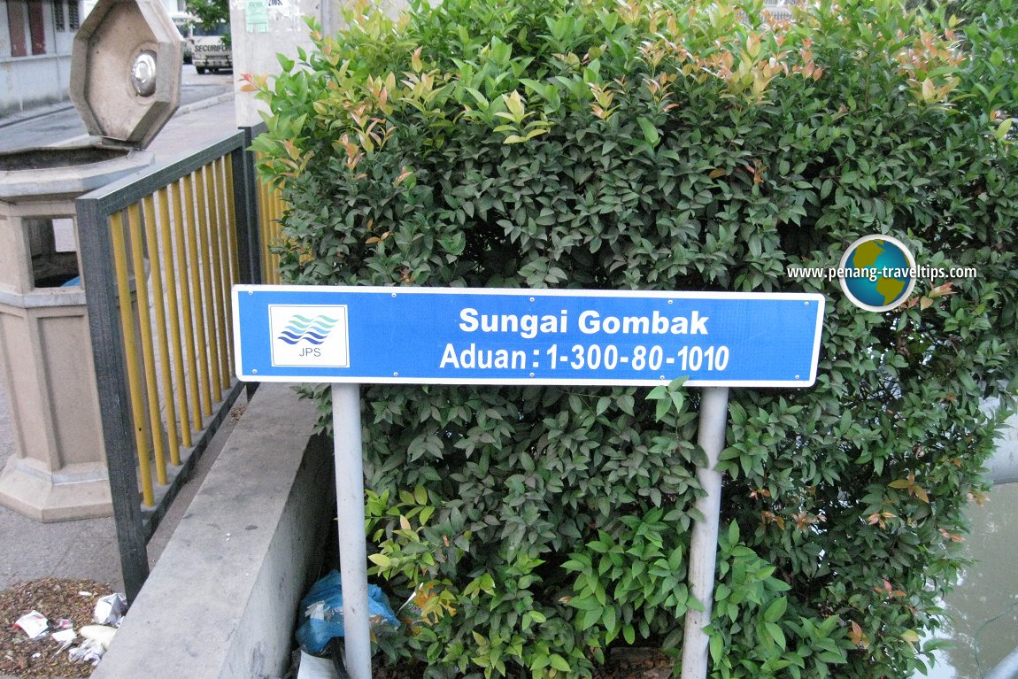 Sungai Gombak sign