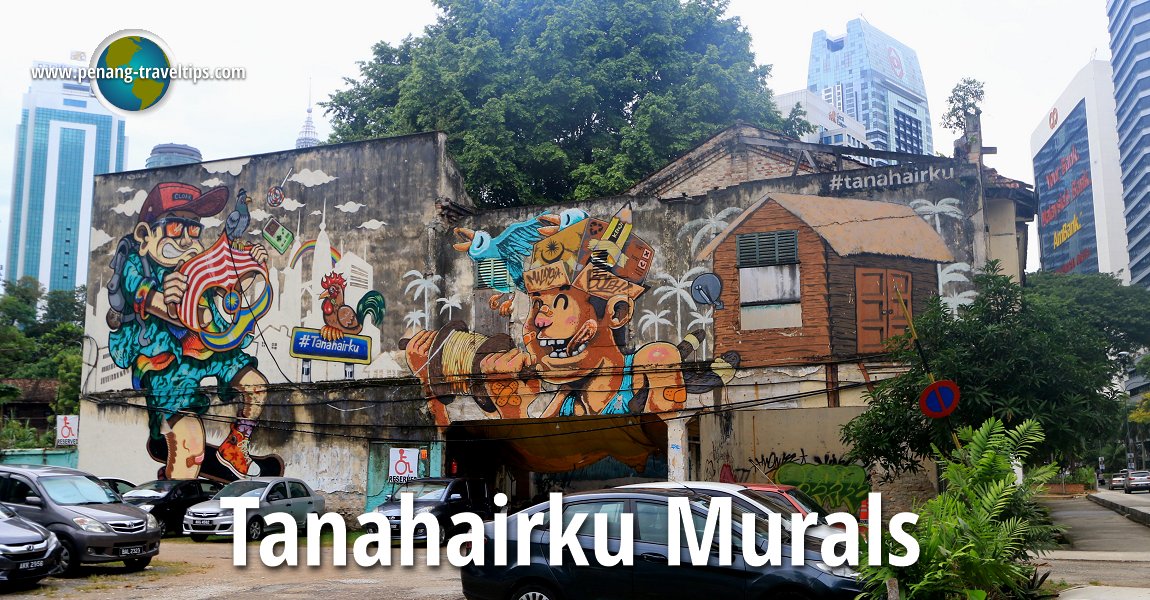The Village and The City, a mural in the Tanahairku series