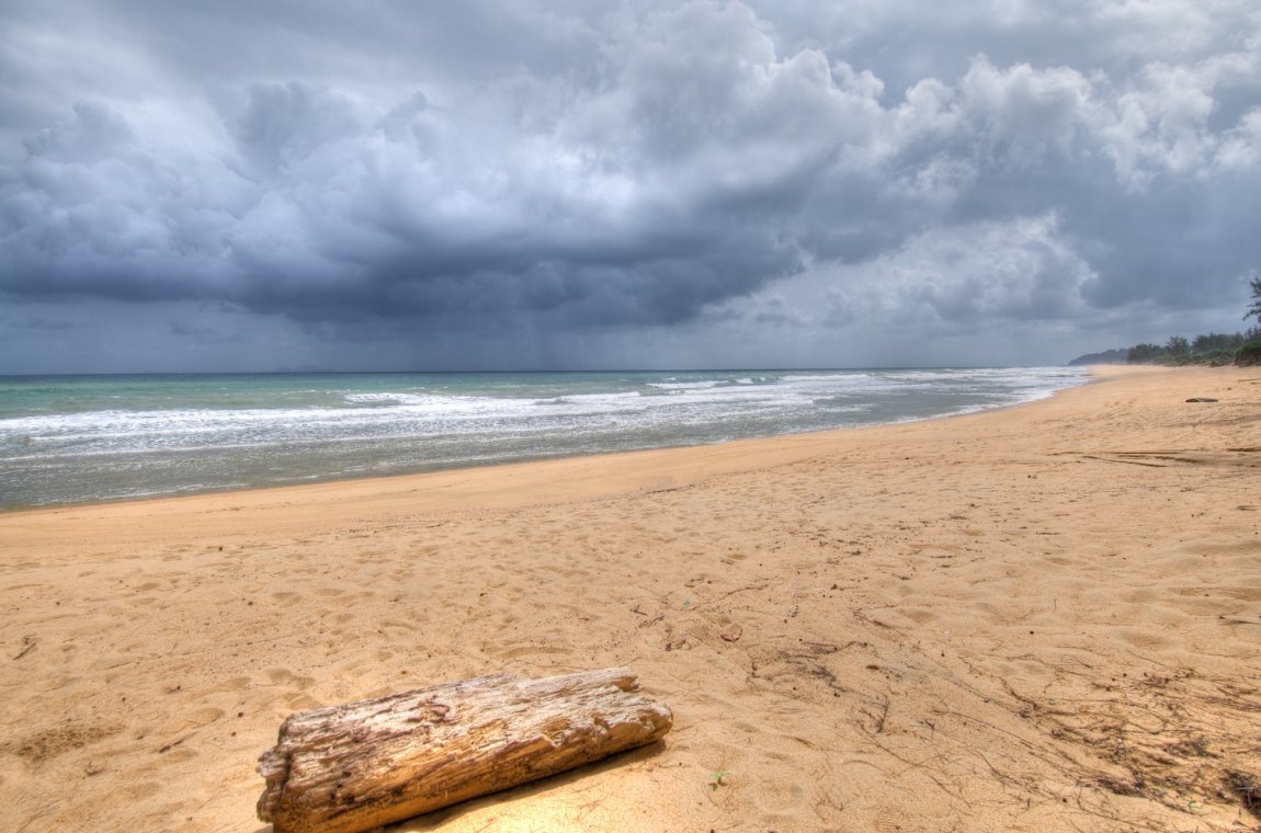 The beach in Tanjung Jara, Terengganu