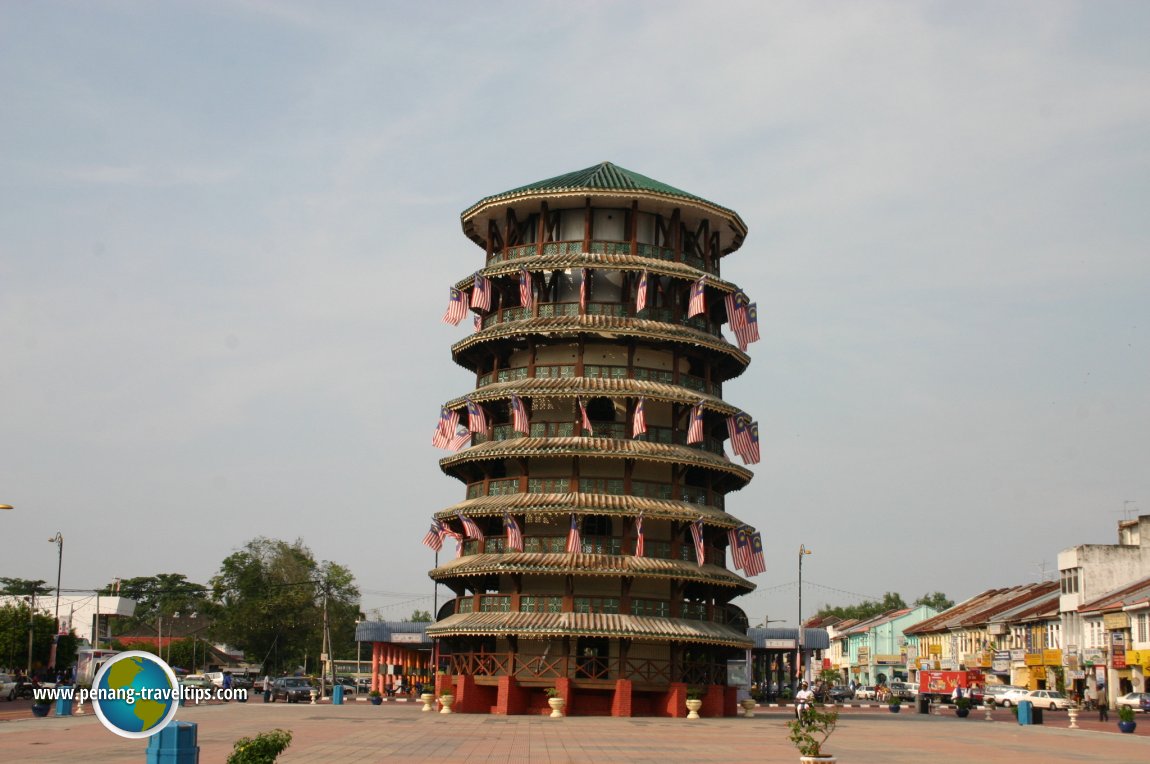 Teluk Intan, with view of its famous leaning tower