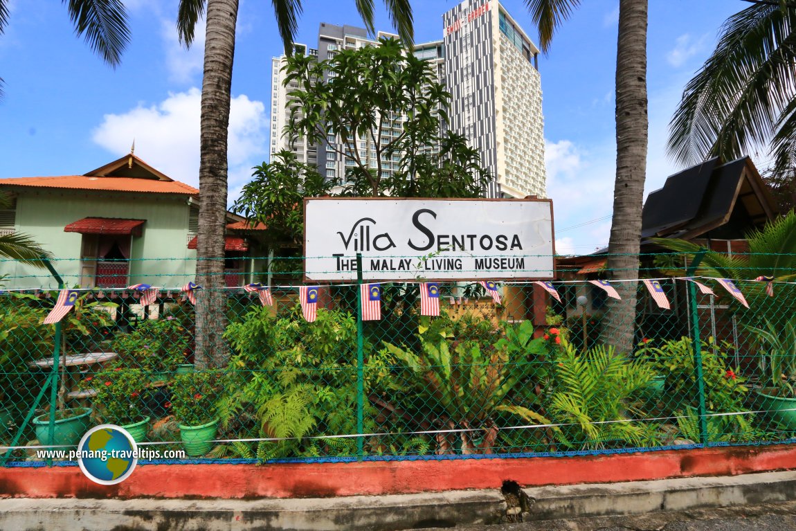Villa Sentosa signboard