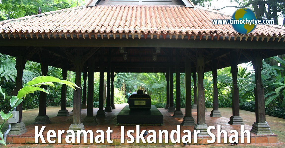 Keramat Iskandar Syah, Singapore