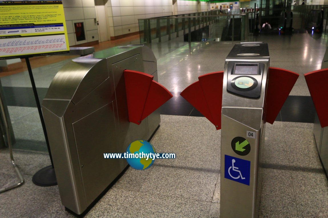 MRT Station turnstile