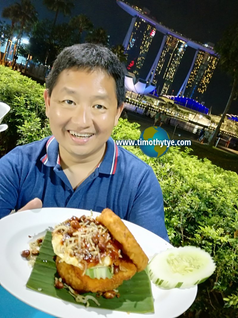 Nasi Lemak Burger, Makansutra Gluttons Bay