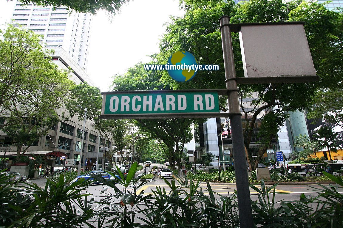 Orchard Road signage