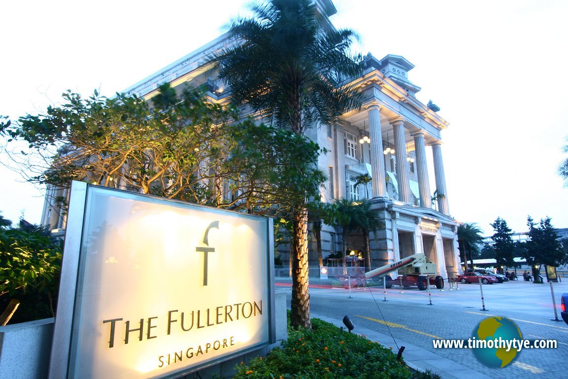 The Fullerton Hotel sign