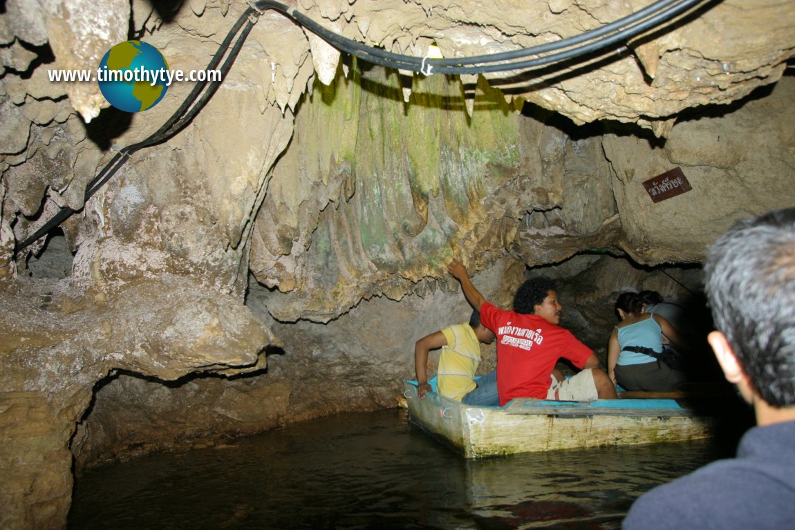 Subterranean river at Le Khaokob Cave