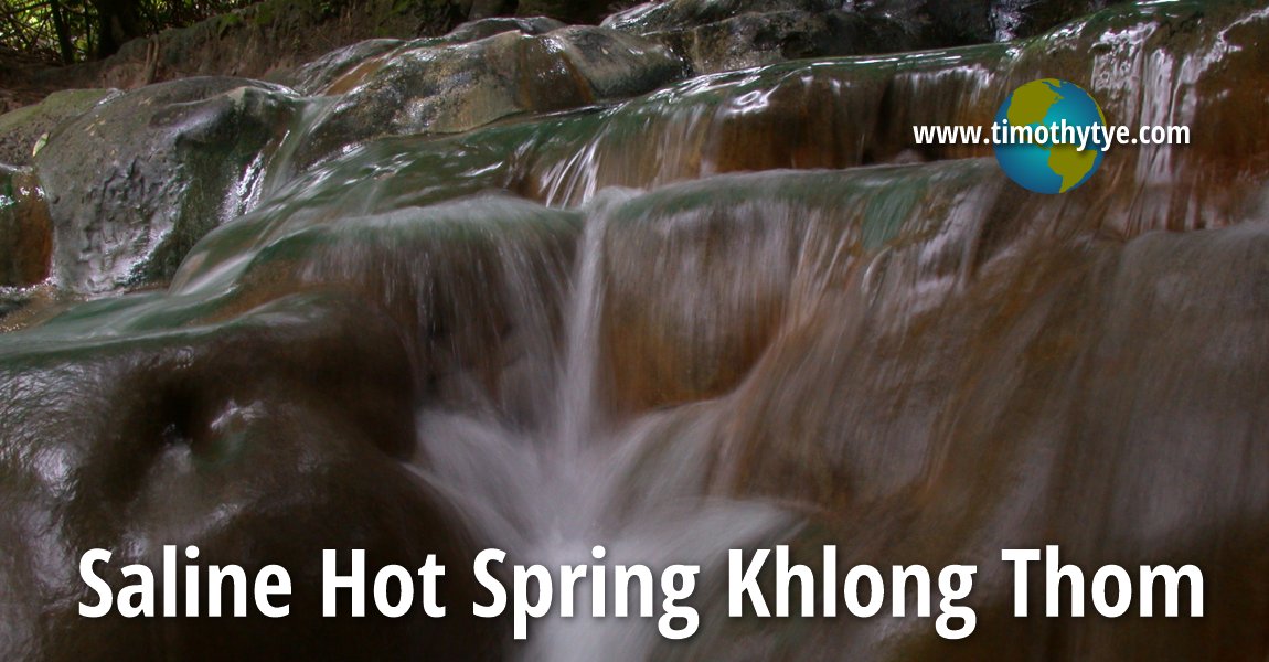 Saline Hot Spring Khlong Thom, Krabi Province
