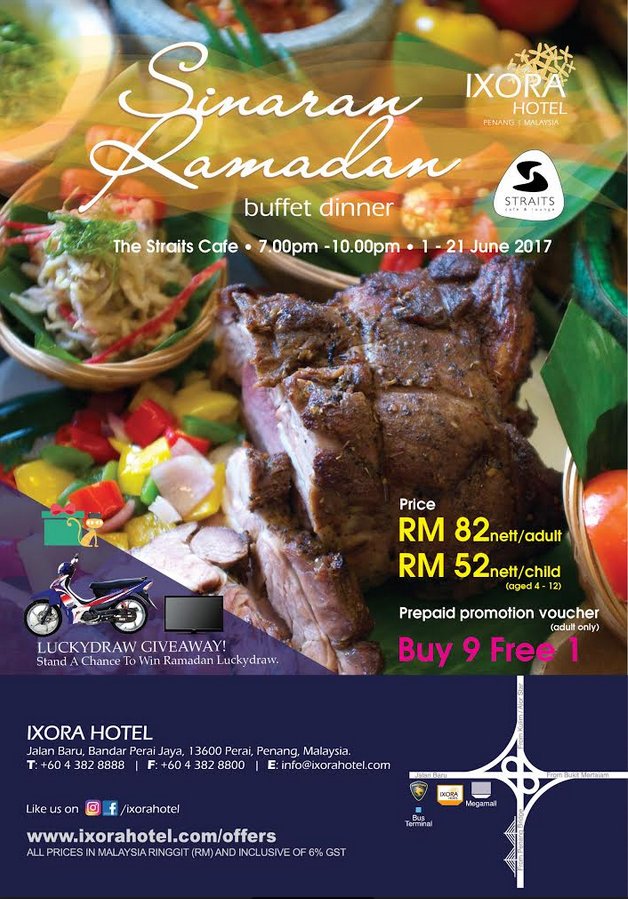 Bufet Sinaran Ramadan di Ixora Hotel