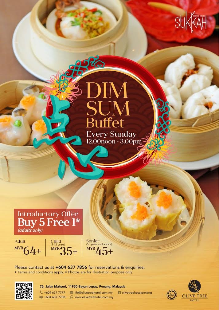 Bufet Dim Sum di Hotel Olive Tree