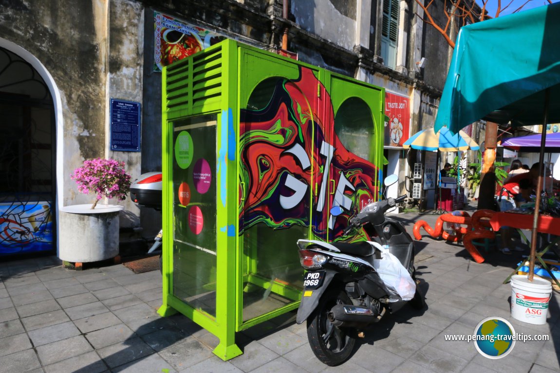 Armenian Street phone booth