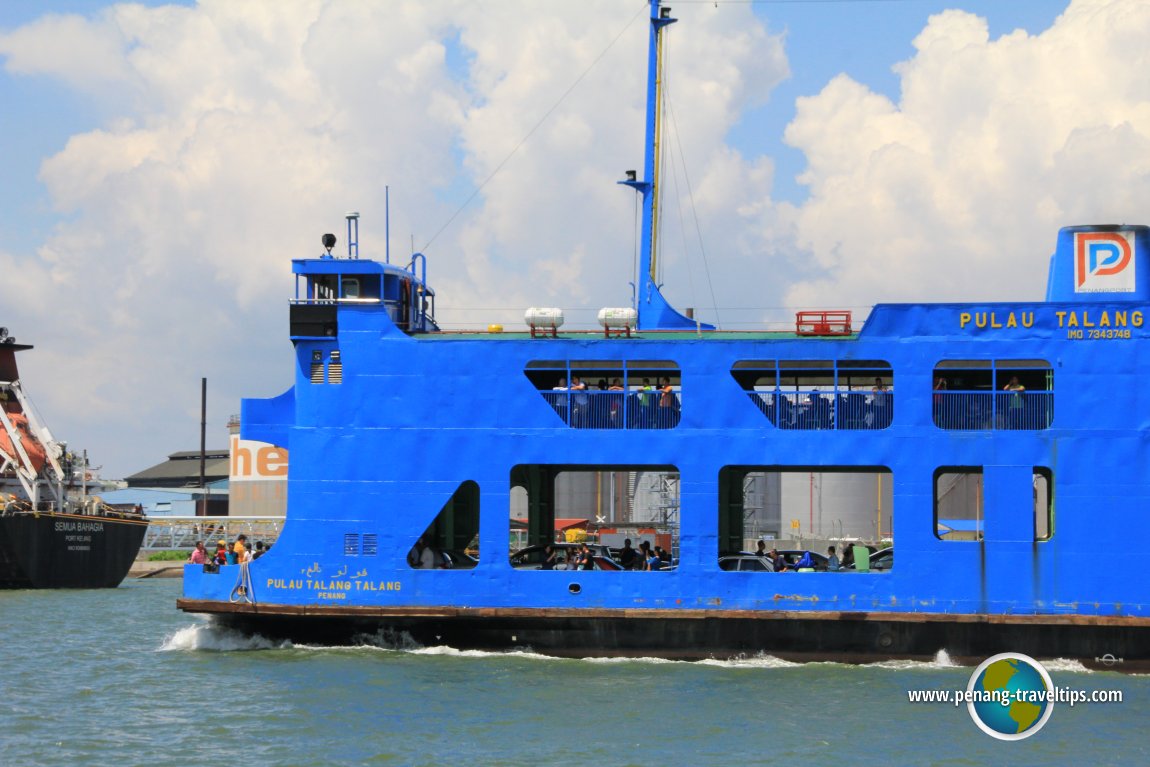 Arriving in Penang by Ferry