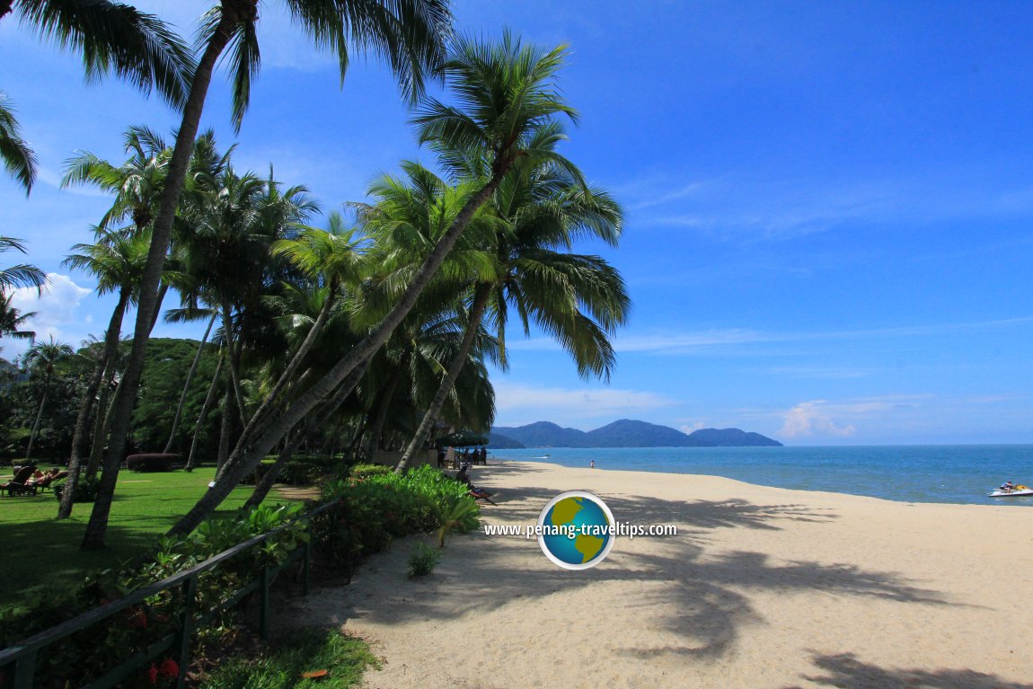 Batu Ferringhi beach at Rasa Sayang Resort