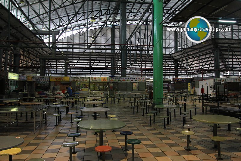 Interior of the Bayan Baru Hawker Centre