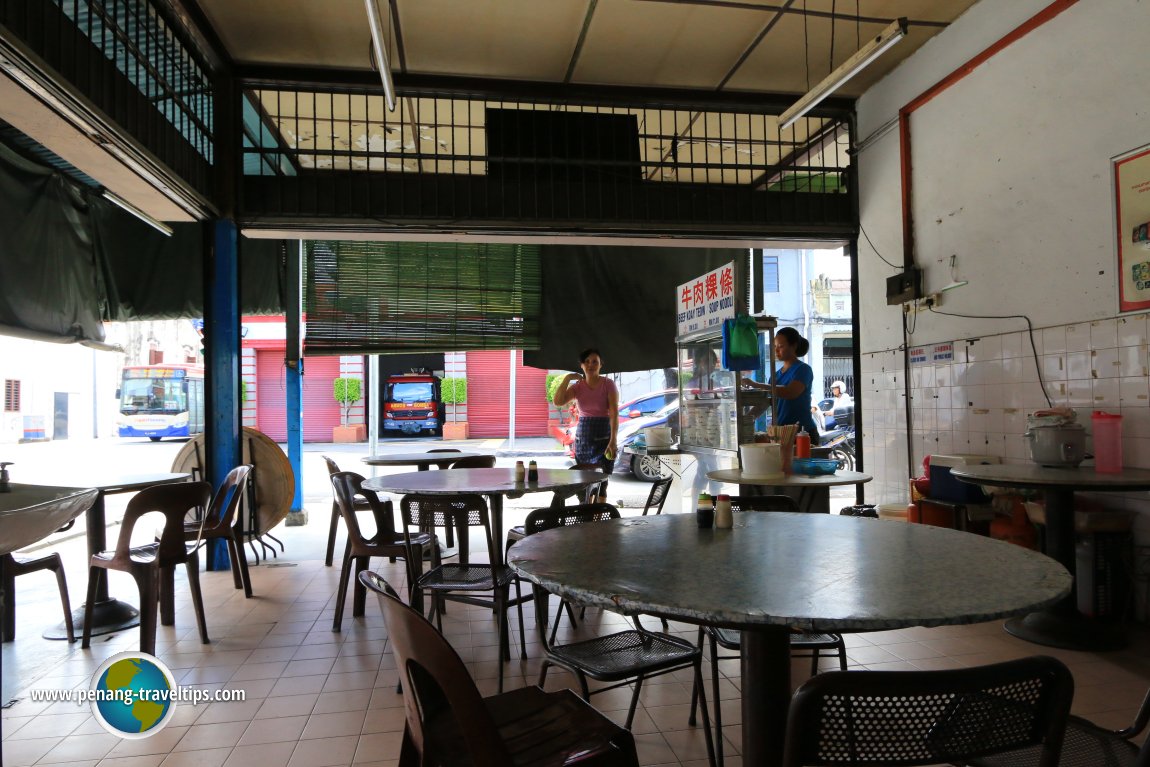 The Beach Street Gu Bak Koay Teow at the new stall