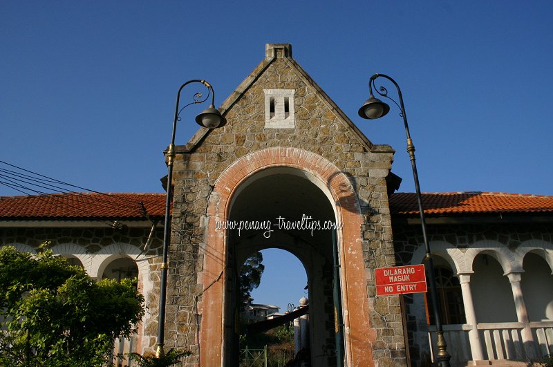 Entrance of Bel Retiro, retreat for the king and prime minister of Malaysia