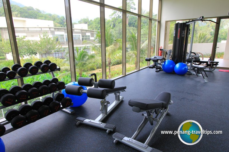 The gym at By The Sea apartments