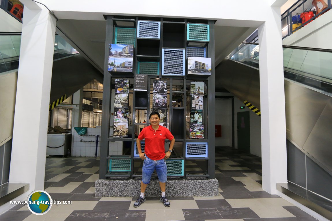 Timothy Tye at the newly restored Chowrasta Market