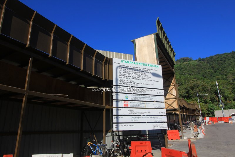 Construction site, Penang Hill Multi-Storey Car Park