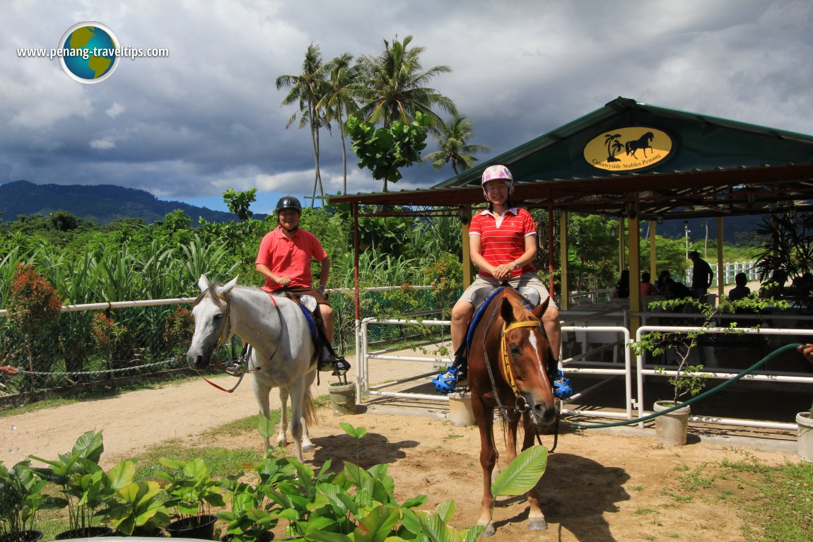 Tim and Chooi Yoke at Countryside Stables Penang