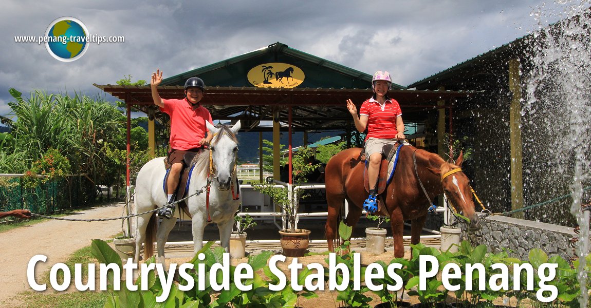 Tim and Chooi Yoke at Countryside Stables Penang