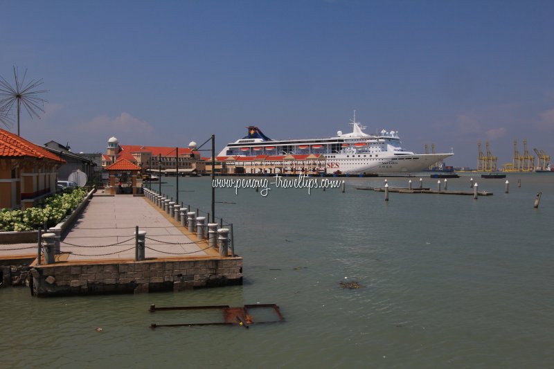 Cruise liner at Port Swettenham