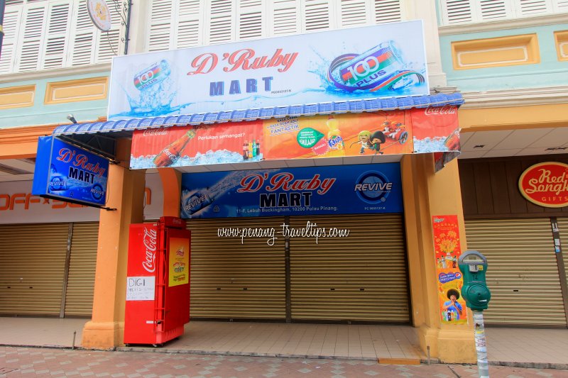 D'Ruby Mart, Buckingham Street, Penang