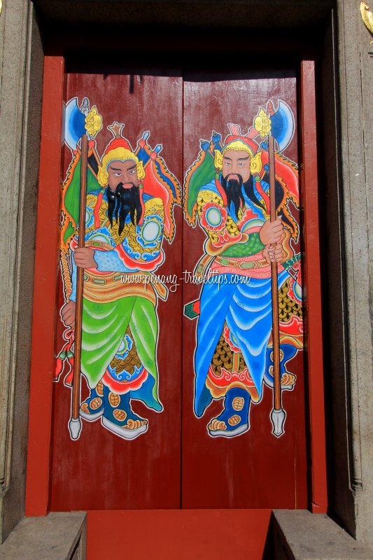 The door gods of Chong San Wooi Koon