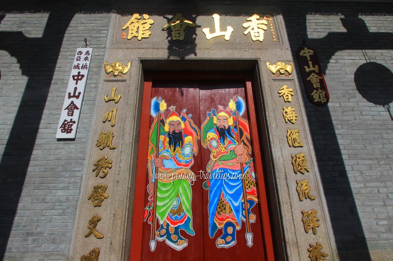 The door gods of Chong San Wooi Koon