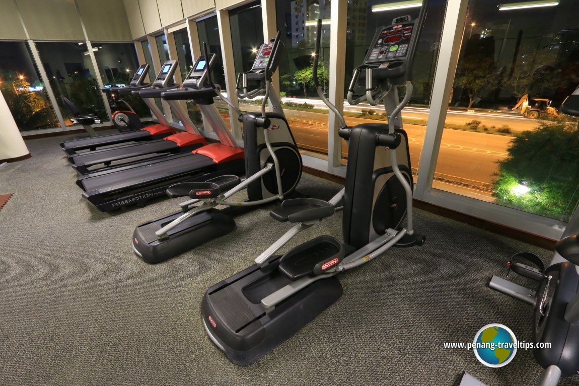 The gym at Eastin Hotel Penang