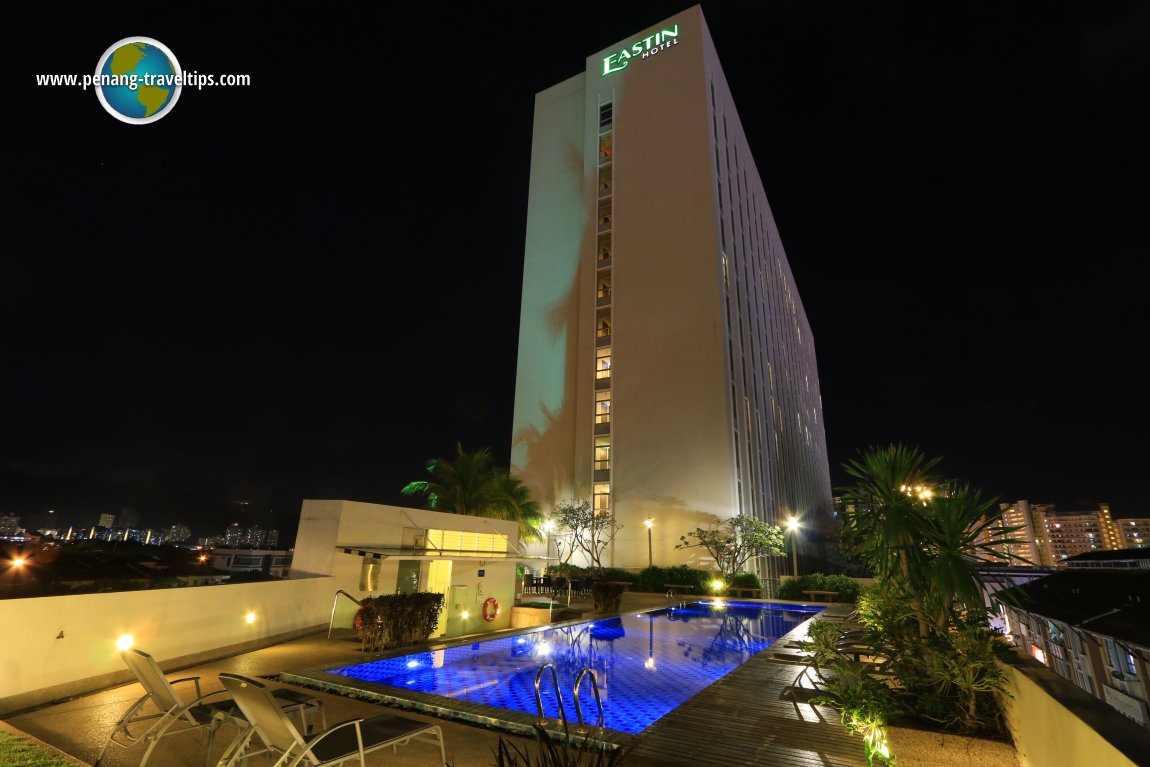 Eastin Hotel at night